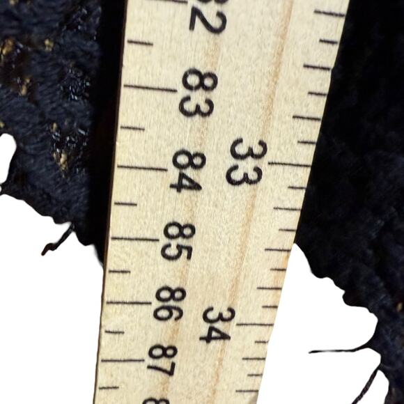 Free People Intimately "She's Got It" black lace mini dress Medium - Picture 10 of 10